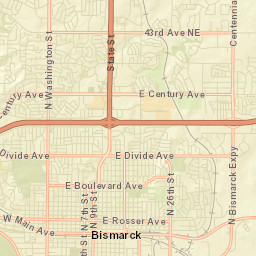 100-148 S 5th St Bismarck ND 58501 Street Map
