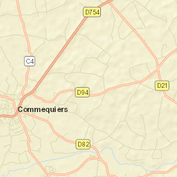 Commequiers Street Map