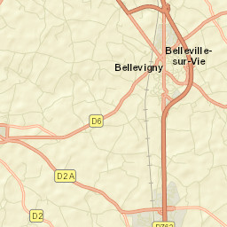 Belleville-sur-Vie Street Map