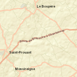 Le Boupère Street Map