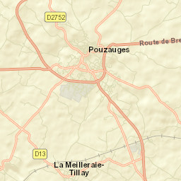La Meilleraie-Tillay Street Map