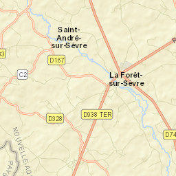 La Forêt-sur-Sèvre Street Map