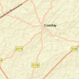 Courlay Street Map