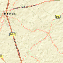 Mirebeau Street Map