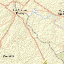 La Roche-Posay Street Map