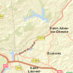 Écuisses Street Map