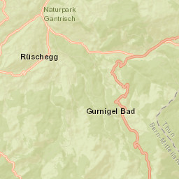 Rüschegg Street Map