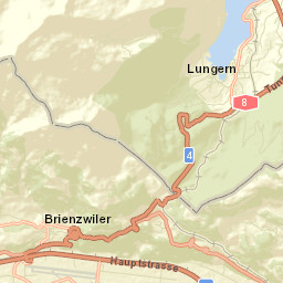 Lungern Street Map