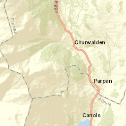 Churwalden Street Map