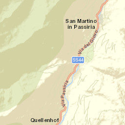 San Martino in Passiria Street Map
