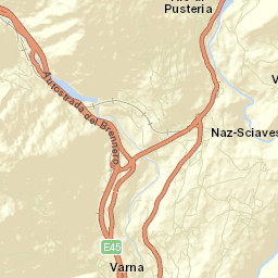 Rio di Pusteria Street Map