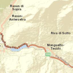 Rasun Anterselva - Rasen-Antholz Street Map