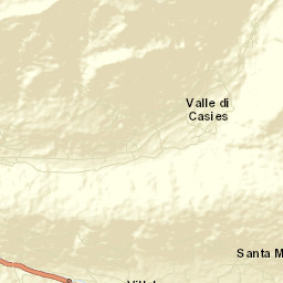 Valle di Casies - Gsies Street Map