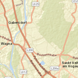 Gabersdorf Street Map