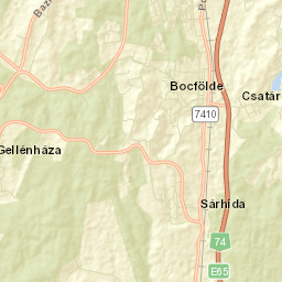 Zalaegerszegi Járás Street Map