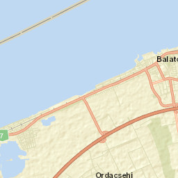 Balatonboglár Street Map