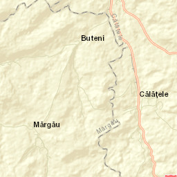 Călăţele Street Map