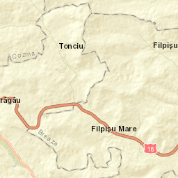 Filpișu Mic Street Map