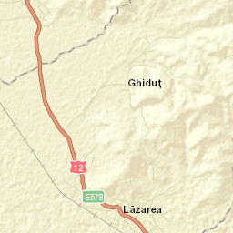 Comuna Lăzarea Street Map