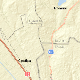 Români Street Map