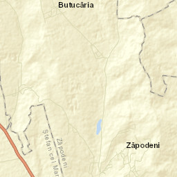 Zăpodeni Street Map