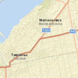 Malokakhovka Street Map