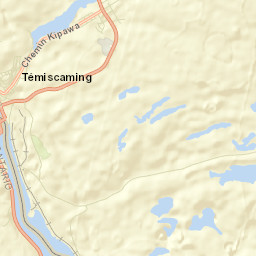 Témiscaming Street Map
