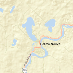 Ferme-Neuve Street Map