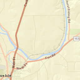 Presque Isle Street Map