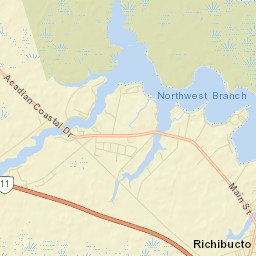 Richibucto Street Map