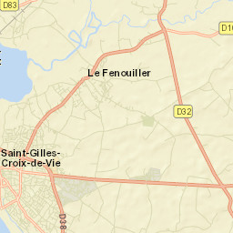 Saint-Hilaire-de-Riez Street Map