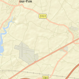 Dompierre-sur-Yon Street Map