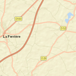La Ferrière Street Map