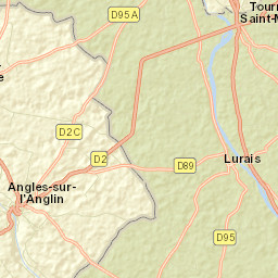 Tournon-Saint-Martin Street Map