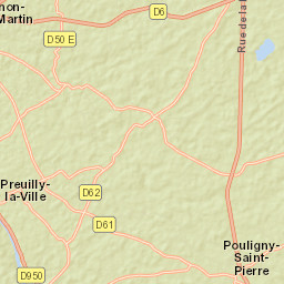 Pouligny-Saint-Pierre Street Map