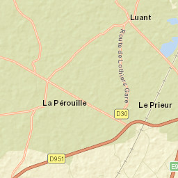 Luant Street Map