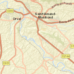 Orval Street Map