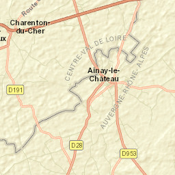 Charenton-du-Cher Street Map
