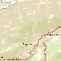 Disentis Street Map