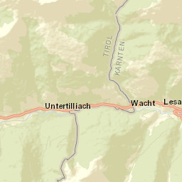 Untertilliach Street Map