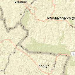Kobilje Street Map