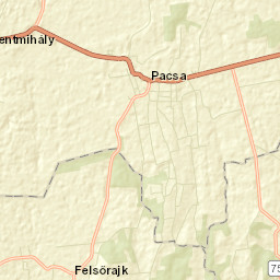 Pacsa Street Map