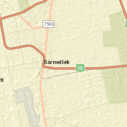 Sármellék Street Map