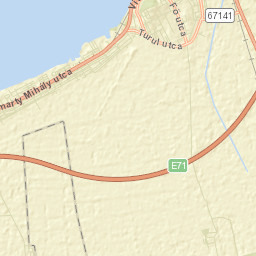 Balatonfenyves Street Map