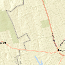 Iregszemcse Street Map