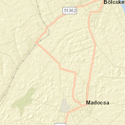 Madocsa Street Map