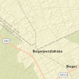 Bugac Street Map