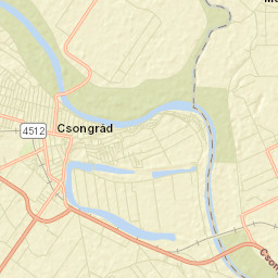Csongrád Street Map
