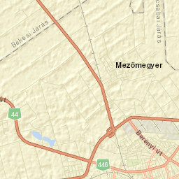 Békéscsabai Járás Street Map