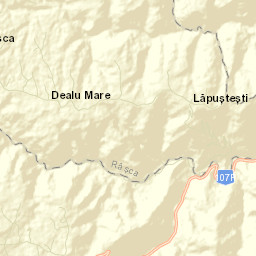 Comuna Râșca Street Map